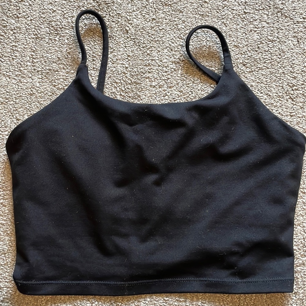 Pink Lily Let's Seize The Day Bra Top - Black